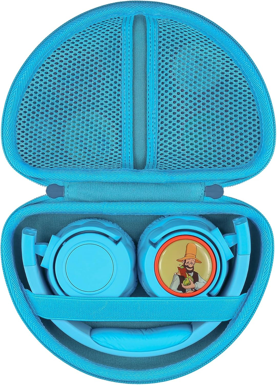 co2CREA Hart Tragbare Schutzhülle Etui Tasche für All-In-One Audioplayer Starterset Drix Blau Cookie