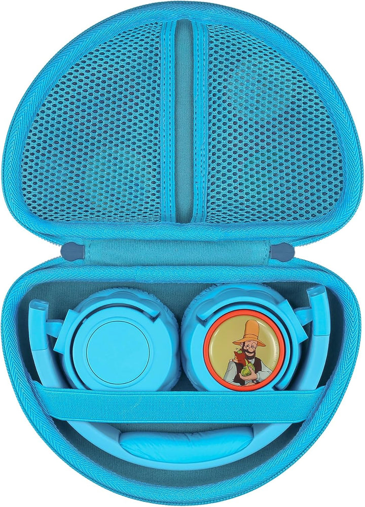 co2CREA Hart Tragbare Schutzhülle Etui Tasche für All-In-One Audioplayer Starterset Drix Blau Cookie