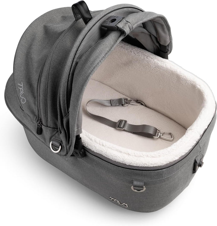 Tavo Maeve 5X Haustier-Schutzsystem – Premium Crash-getesteter Hunde-Autositz & Transportbox – 3-in-