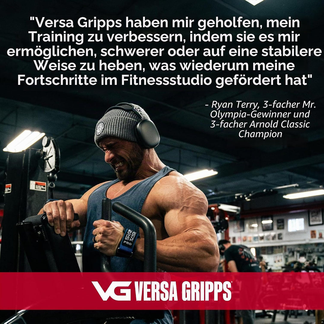 Versa Gripps® PRO Authentisch. Das Beste Trainingszubehör der Welt. IN DEN USA HERGESTELLT Schwarz X