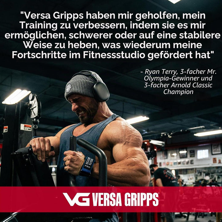 Versa Gripps® PRO Authentisch. Das Beste Trainingszubehör der Welt. IN DEN USA HERGESTELLT Schwarz X