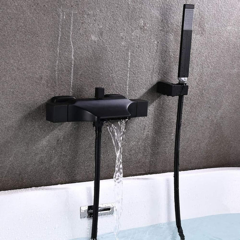 Badewannenarmatur Wasserfall Badewanne Wasserhahn Alle Kupfer Wand Wasserfall Dusche Heisse Und Kalt