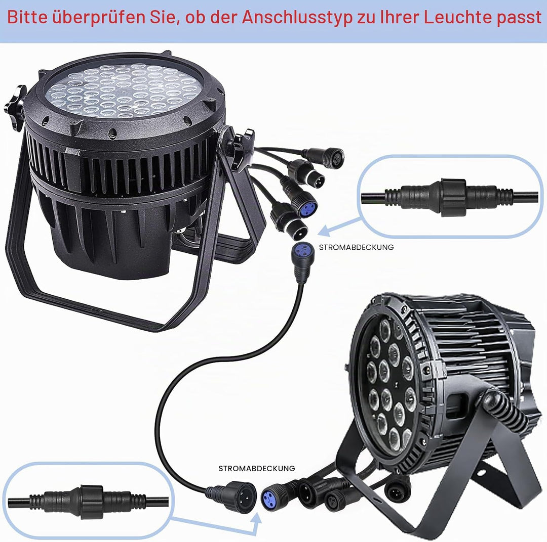 5m Power Cable Ac Plug Cable Power Connectors Buchse Wasserdicht, Led Outdoor Scheinwerfer ip65 Powe