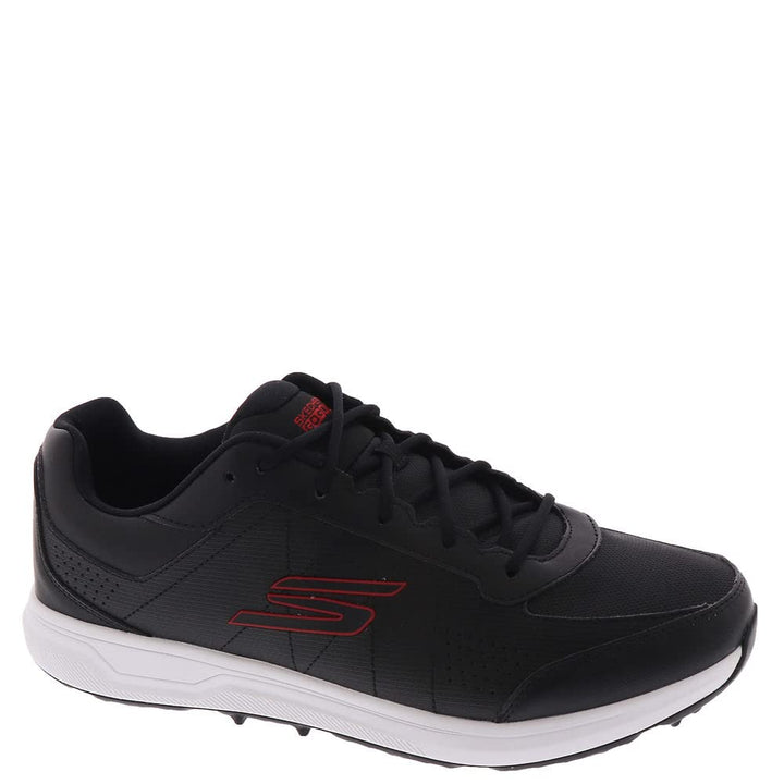 Skechers Herren Go Golf Prime Relaxed Fit Spikeless Golfschuh Sneaker 42 EU Schwarz Rot, 42 EU Schwa