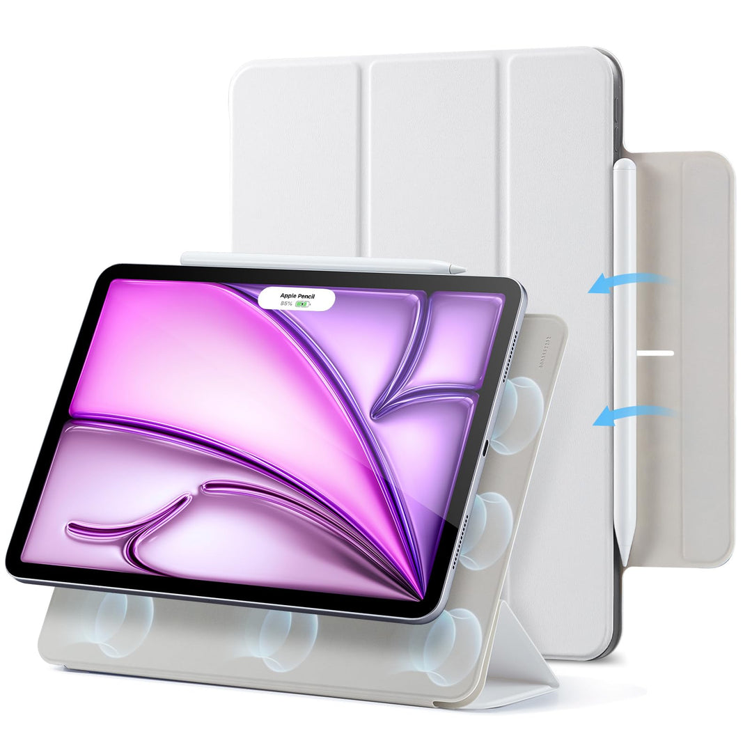ESR für iPad Air 13 Zoll M4/M3/M2 Hülle (2026/2025/2024) und iPad Pro 12.9 (2022/2021/2020), Magnetb
