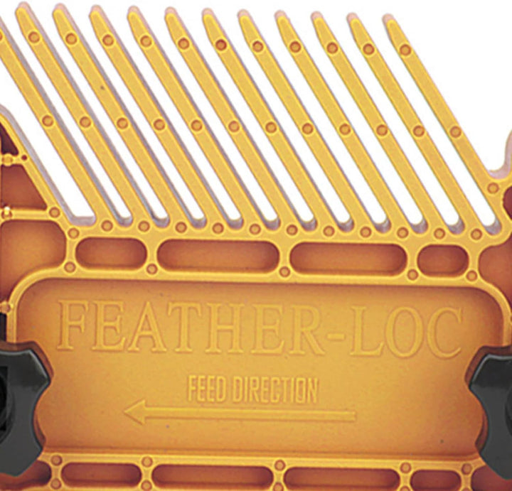 Holzbearbeitung Federbrett Sicherheitsvorrichtung Inverted Square Einzigartige Fasenrille für Tischs