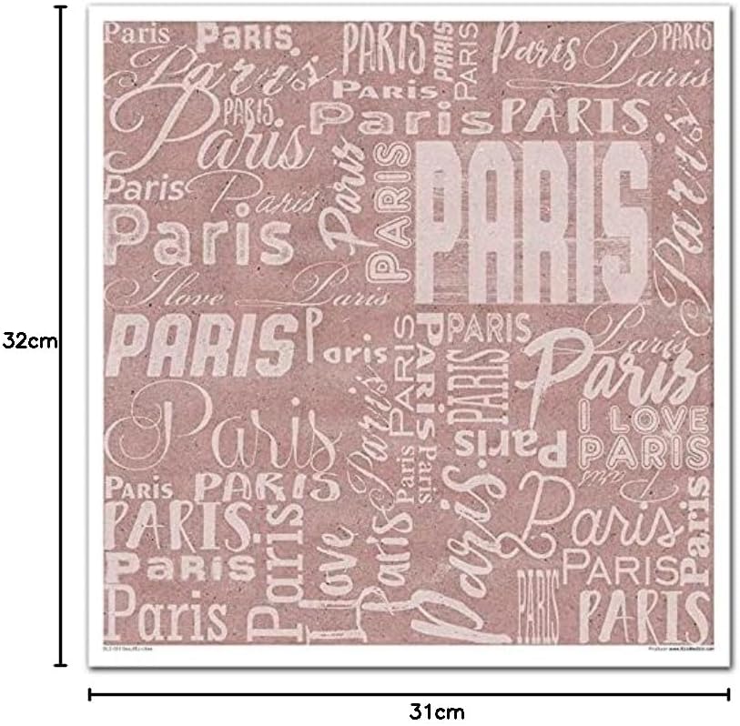 ITD Collection - Scrapbook-Paket 310 x 320 mm, Scrapbook-Papier, Dekopapier, Decoupage, Kartenherste