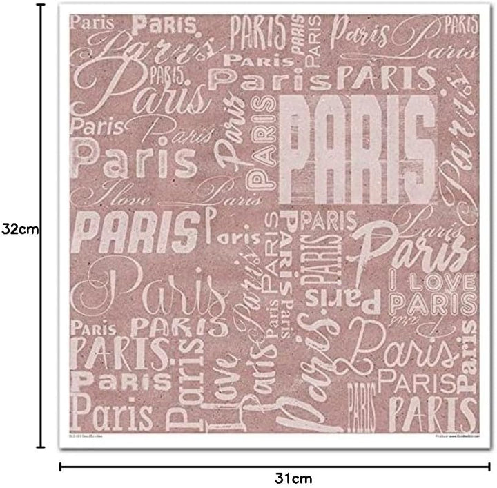 ITD Collection - Scrapbook-Paket 310 x 320 mm, Scrapbook-Papier, Dekopapier, Decoupage, Kartenherste