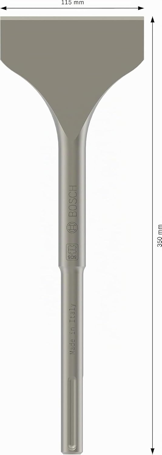 Bosch Professional 1x Spatmeissel mit SDS max (für Beton, Baustein, Backstein, Ziegelstein, 115 x 35