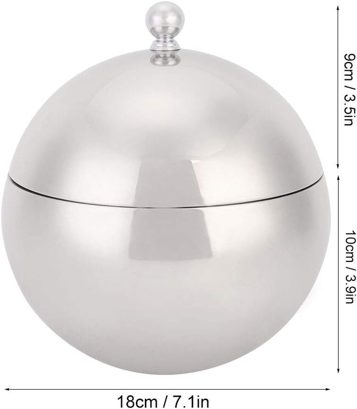 Alvinlite 2L Eiskübel mit Deckel, Eisbehälter für Eiswürfel, Edelstahl Behälter mit Deckel, Eiswürfe