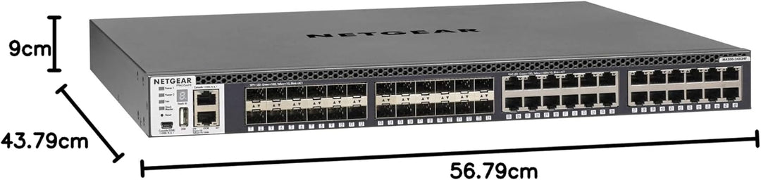 Netgear XSM4348S-100NES M4300 48-Port 10GB MGD Switch Schwarz 48 Ports