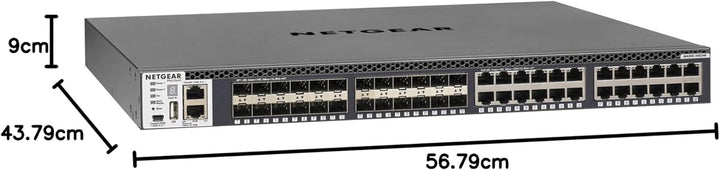 Netgear XSM4348S-100NES M4300 48-Port 10GB MGD Switch Schwarz 48 Ports