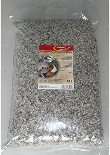 Baumwolleinstreu für Nager 15 l