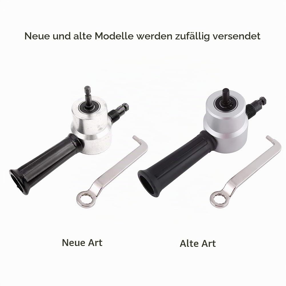 Doppelkopf-Blechschneider, Metallschneider Metallknabber-Werkzeug Blechknabber Elektrische Bohrmasch