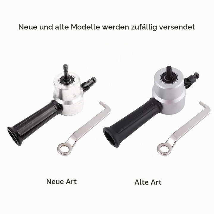 Doppelkopf-Blechschneider, Metallschneider Metallknabber-Werkzeug Blechknabber Elektrische Bohrmasch