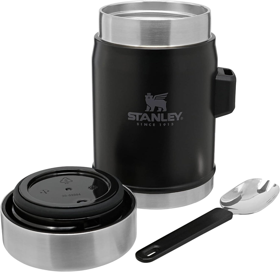 STANLEY Classic Legendary Thermobehälter Für Essen Mit Göffel 400 ml - Hält 7 Stunden Heiss Oder Kal