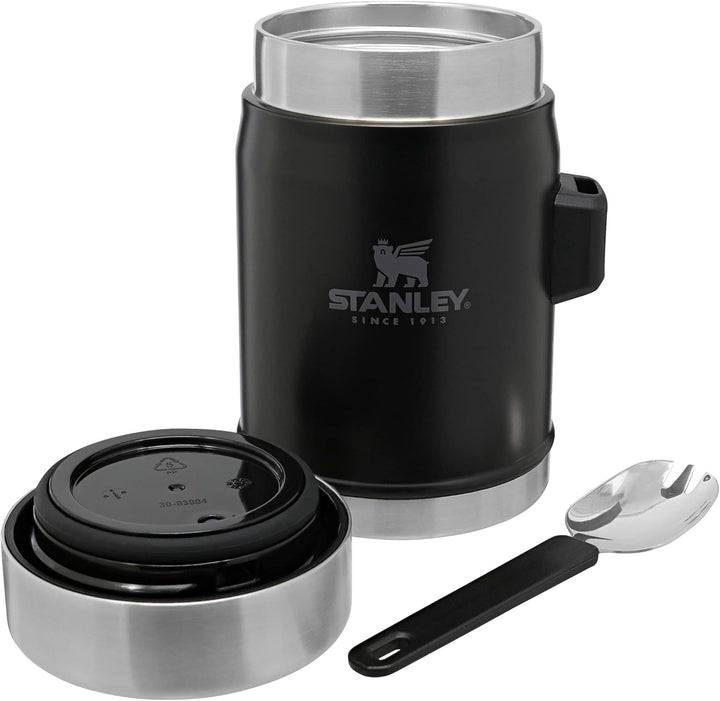 STANLEY Classic Legendary Thermobehälter Für Essen Mit Göffel 400 ml - Hält 7 Stunden Heiss Oder Kal