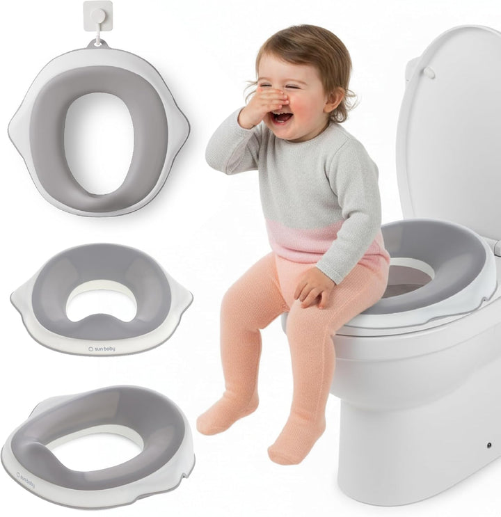 sun baby Kinder Toilettensitz, Toilettenaufsatz für kinder 2 bis 6 Jahren - rutschfest, profilierte