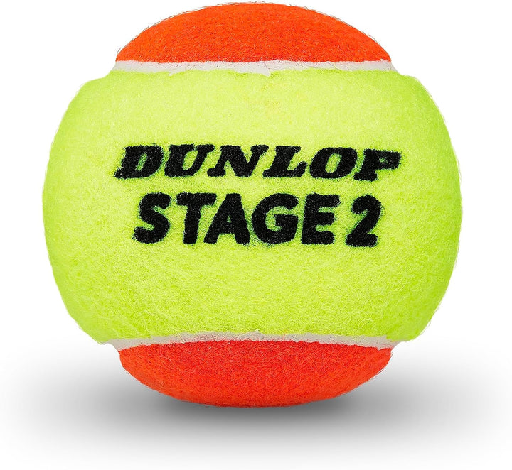 Dunlop Tennisball Stage 2 Orange - für Anfänger & Kinder im Mittelfeld 60 Balls, 60 Balls