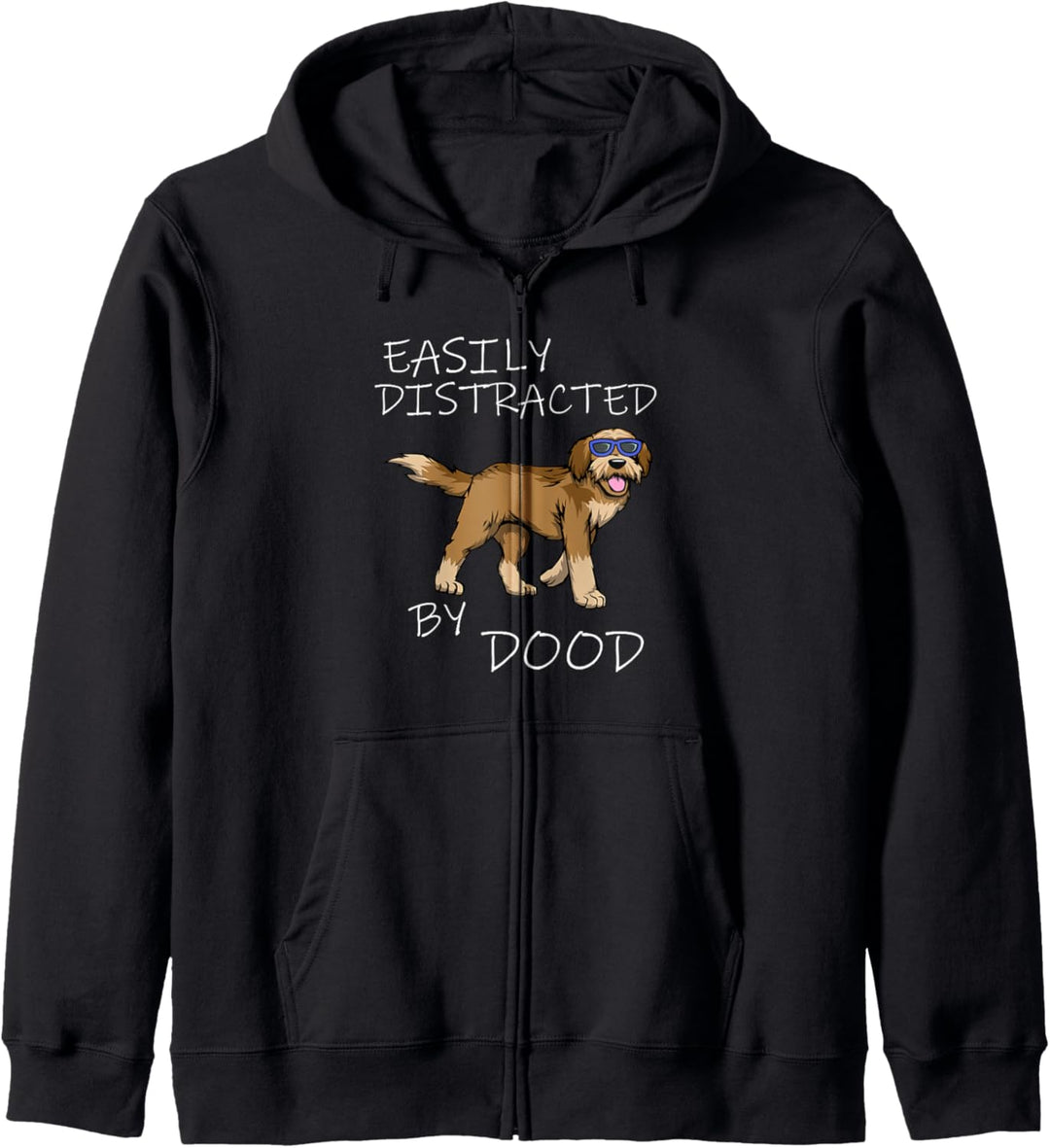 Leicht ablenkbar durch meinen Golden Doodle Hund Kapuzenjacke