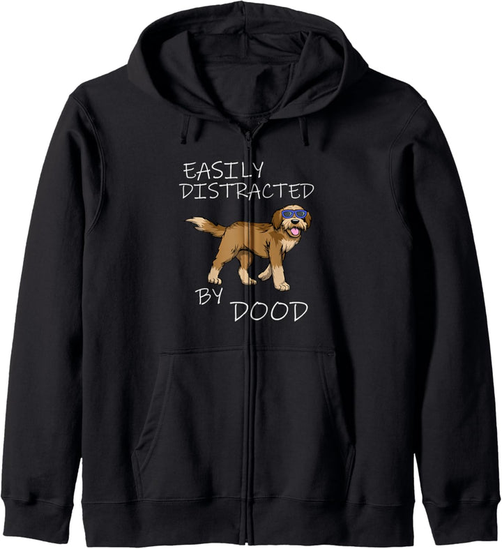 Leicht ablenkbar durch meinen Golden Doodle Hund Kapuzenjacke