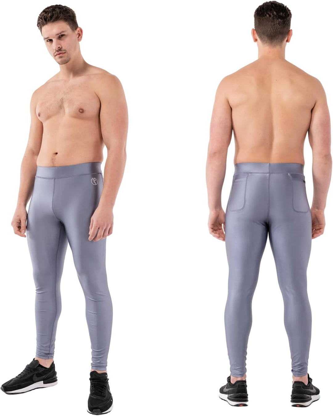 Kapow Meggings für Herren 'Supreme Range': Deluxe Kompressionsleggings mit Taschen für Streetstyle,