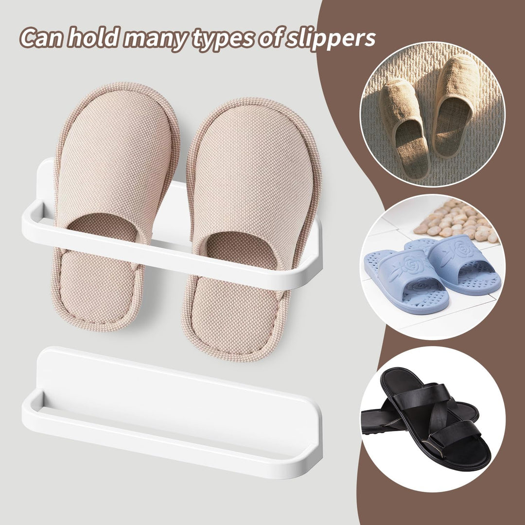 Schuhregal Wandmontiertes Schuhhalter Ohne Bohren Kunststoff Schuhaufbewahrung Hängeregal, Schuhen O
