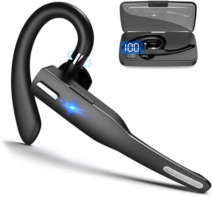 Cuifati YYK-525 Business -Headset, sehr leichtes Ohrbügel-Design, mit 500-mA-Ladeetui, für Geräte mi