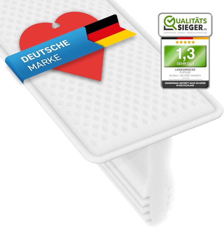 FLIPLINE Liebesbrücke für Matratzen mit rissfestem Bezug NEUHEIT 2022 [200x18cm] für Familien & Paar