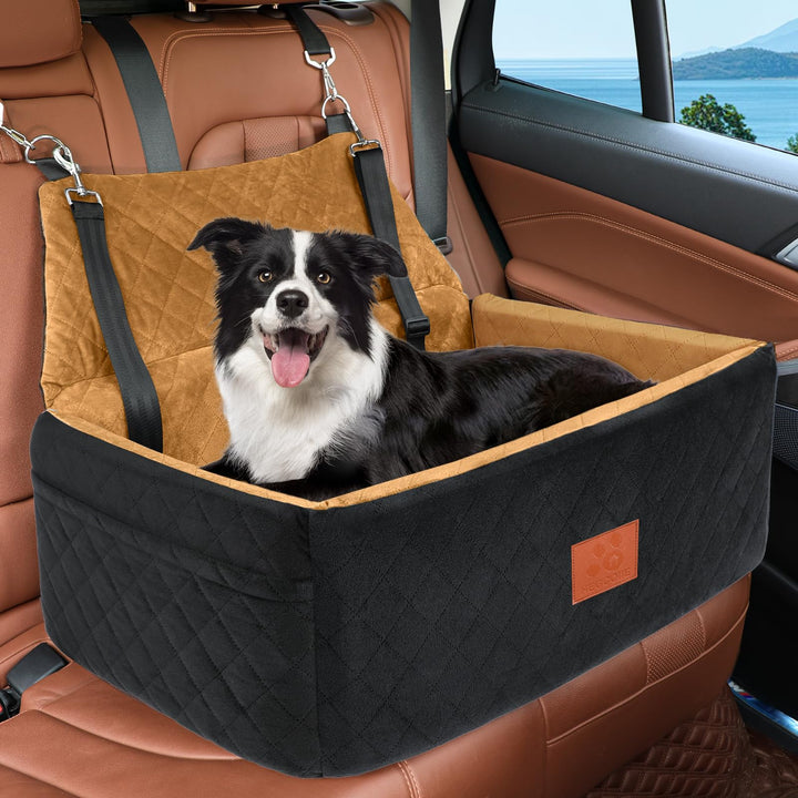 Hunde Autositz für Grosse&amp;Mittlere Hunde,Hundesitz Auto für unter 55 lbs oder 2 kleine Hunde,Waschba