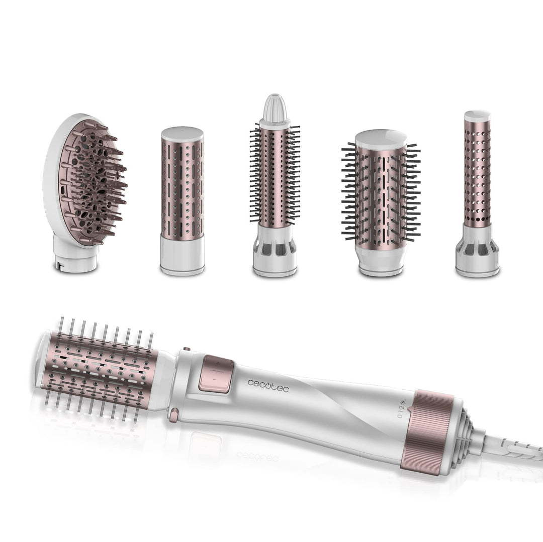 Cecotec Heissluftbürste Bamba CeramicCare 5in1 Pro, 1000W, Keramik, Ionentechnologie, 3 Temperaturei