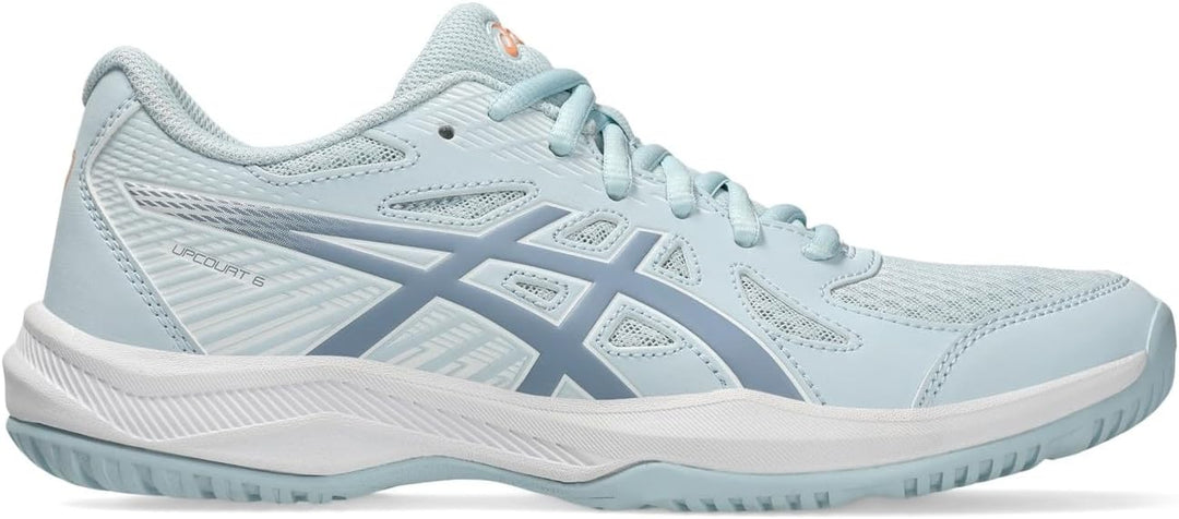ASICS Damen Upcourt 6Sneaker 38 EU Hellblau, 38 EU Hellblau