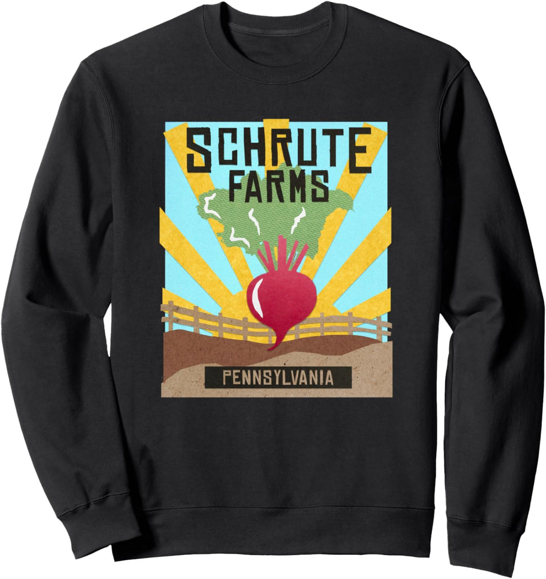 The Office Schrute Farms Modern Decoupage Sweatshirt