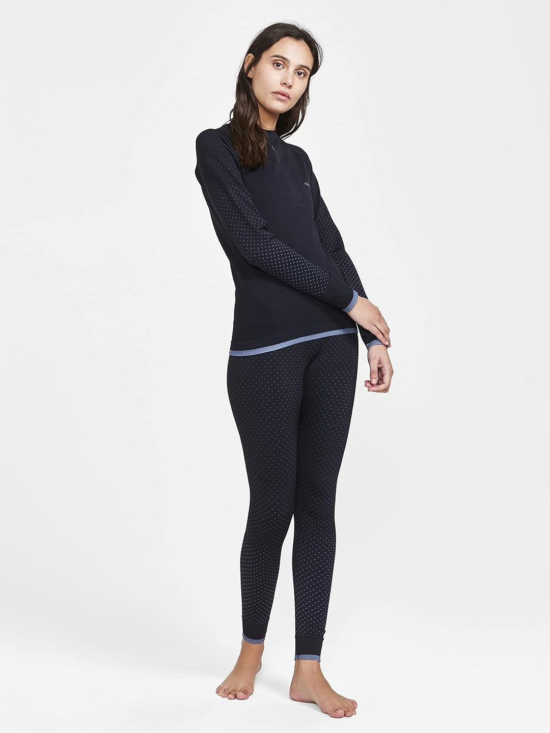Craft Damen ADV Warm Intensity Longsleeve Langarm Unterhemd Funktionsunterhemd XL Schwarz, XL Schwar