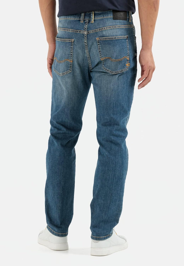 camel active Herren Regular Fit fleXXXactive® Jeans 31W / 32L Dunkelblau, 31W / 32L Dunkelblau
