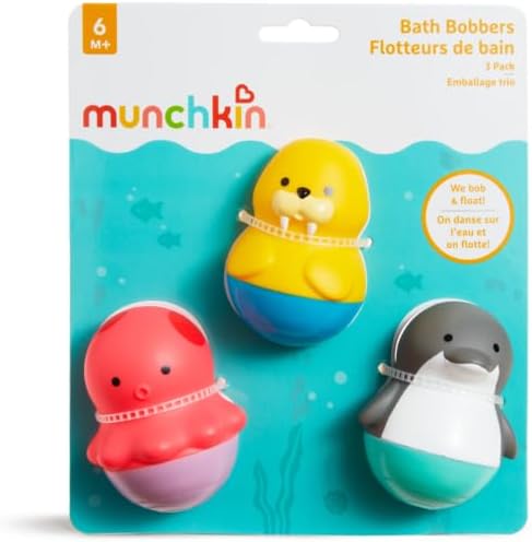 Munchkin Badespielzeug, schwimmendes Baby-Badewannenspielzeug, BPA-frei, mehrfarbig, Unisex, Kleinki