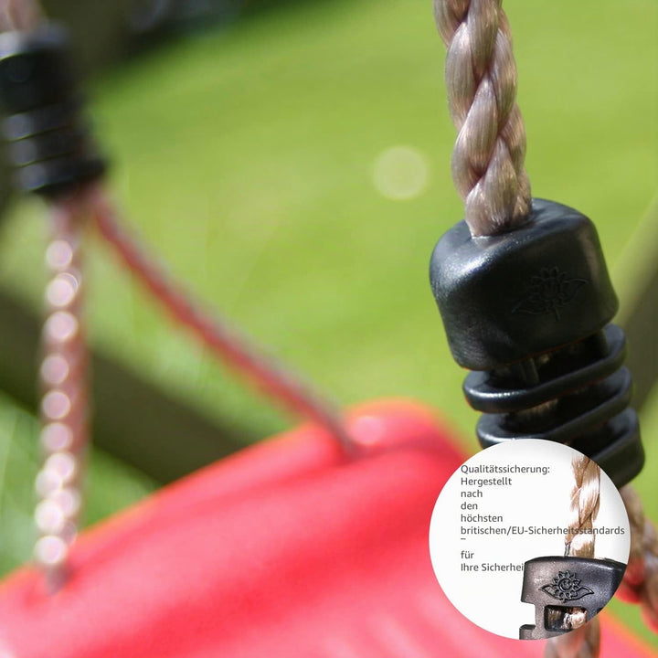 Garden Games Schaukel aus Kunststoff, erste Wahl für Kinder (rot)