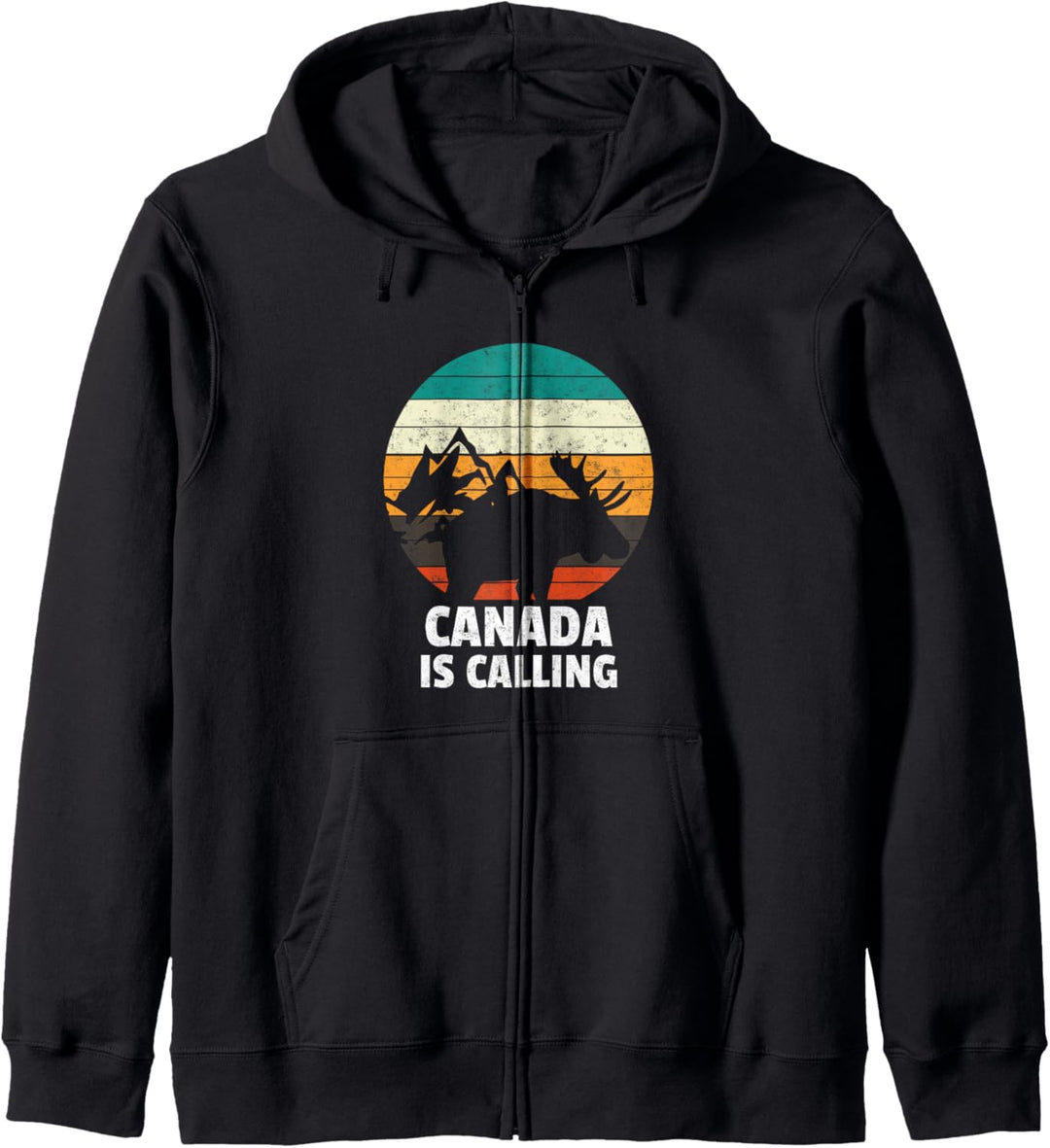 Canada Is Calling Kanada Urlaub Auswanderer Kapuzenjacke