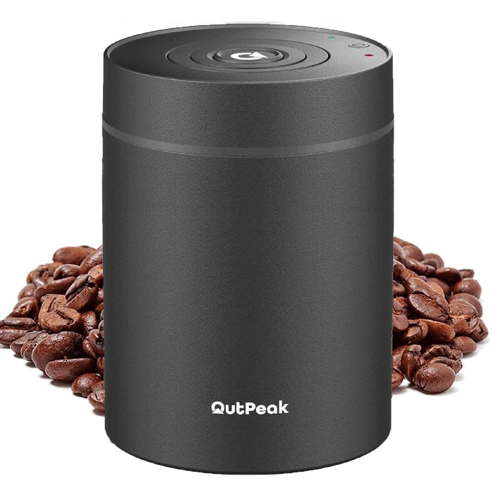 OUTPEAK Neo 2026 Auto Vacuum Coffee Canister, 0.75L Capacity for 249.5 g of Coffee Beans, One Button