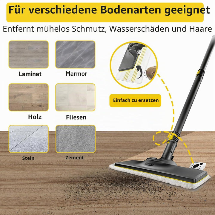 Bodentücher Mikrofaser Zubehör Kompatibel für Kärcher Karchersc, Karchersc
