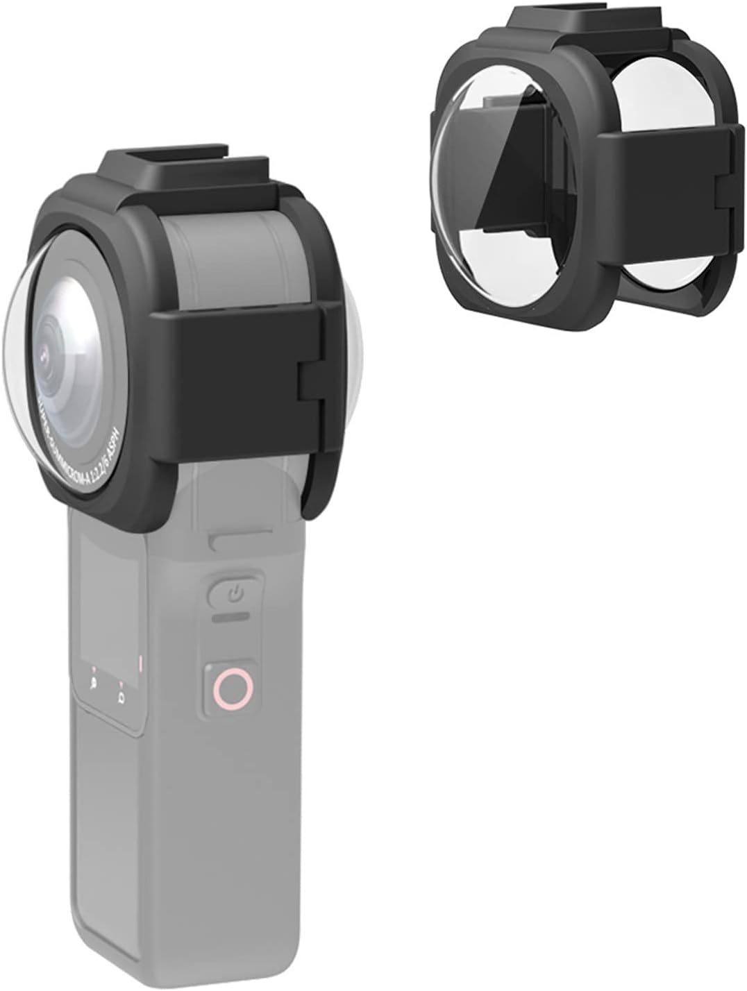 Kameraobjektivschutz für Insta360 ONE RS, Kameraobjektivschutzhülle mit Hoher Lichtdurchlässigkeit f