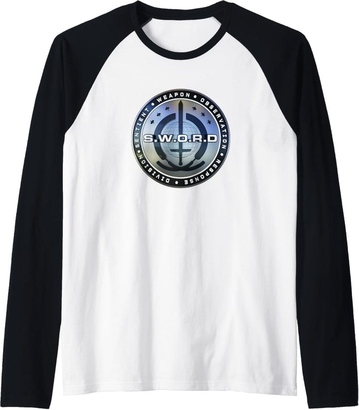 Marvel WandaVision S.W.O.R.D. 3D Style Logo Raglan