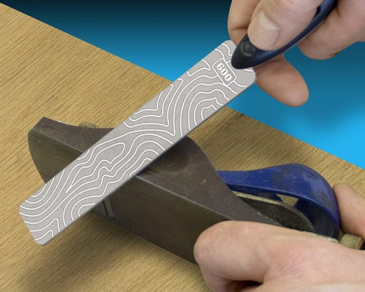 Diamant-Feile P300/P600 – Doppelseitige Diamantfeile mit grober und feiner Körnung – Schleifwerkzeug