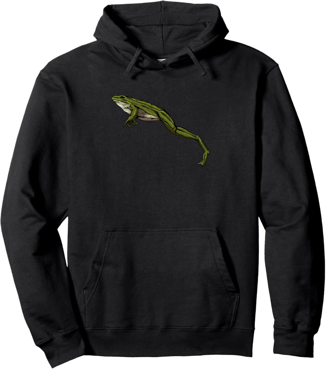 Frosch springt - Frösche Pullover Hoodie