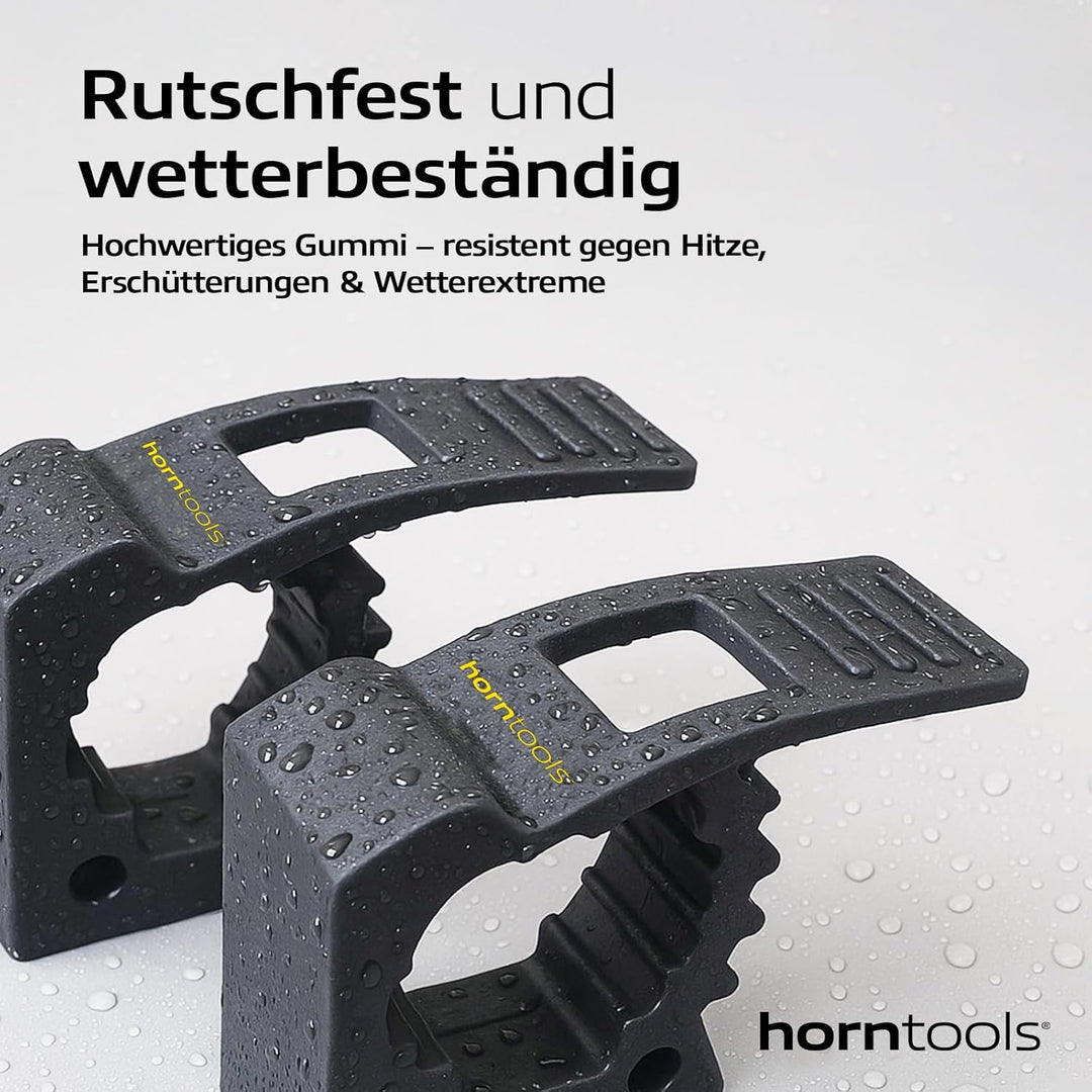horntools Quick Fist Halterung 25-57 mm - 2 STK - Traglast jeweils 11 kg - Robuste Werkzeughalter fü