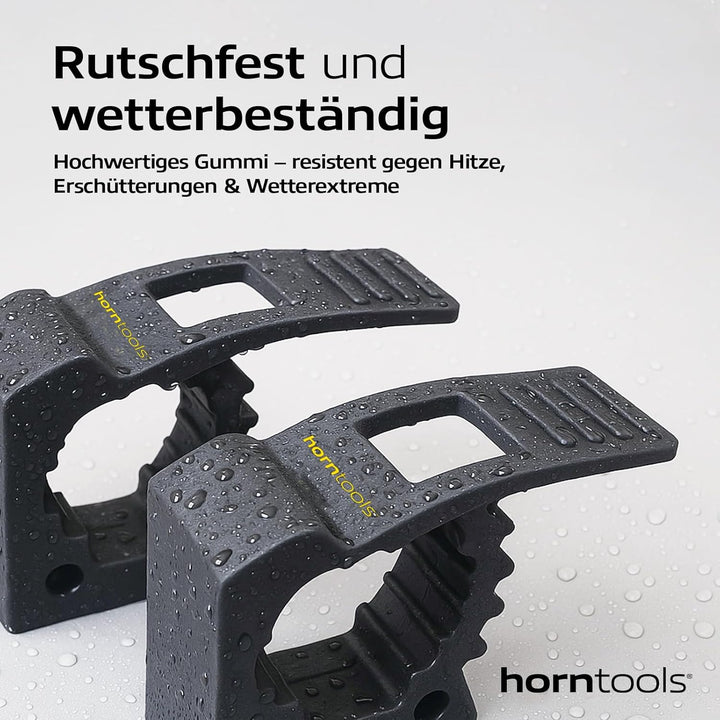 horntools Quick Fist Halterung 25-57 mm - 2 STK - Traglast jeweils 11 kg - Robuste Werkzeughalter fü