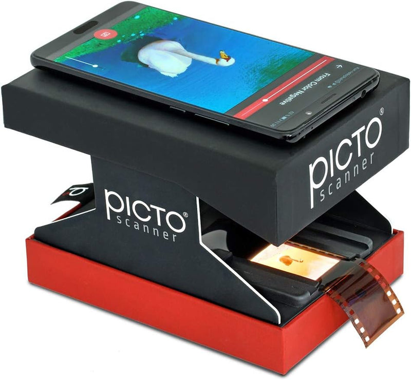 PictoScanner – Scannen und Speichern Ihrer 24x36 mm Negative und Dias mit Ihrer Smartphone-Kamera. D