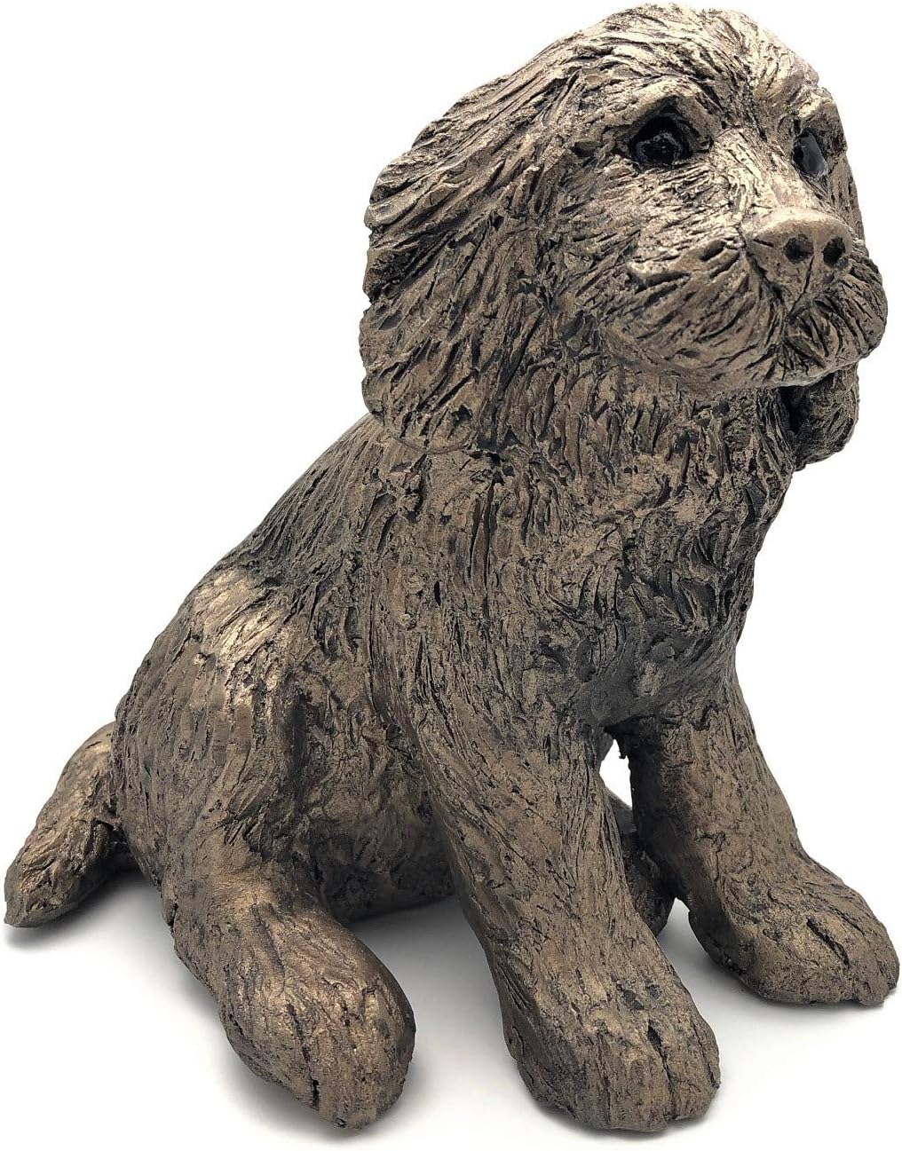 Frith Cocker Spaniel Raffles-Figur, kaltgegossene Bronze, hergestellt in Grossbritannien