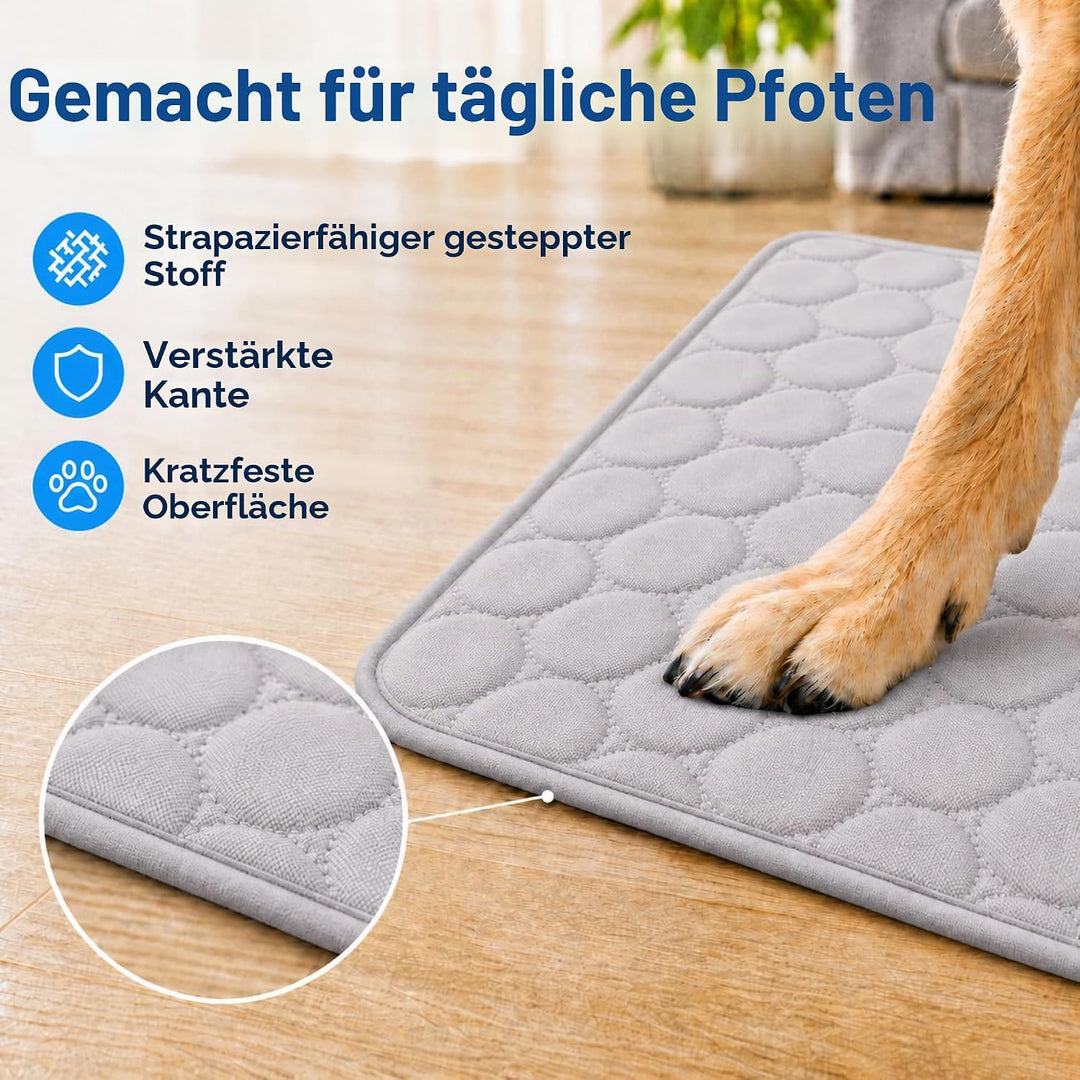 Kühlmatte für Hunde XL 100x70cm, Kühldecke Hund Selbstkühlend Ohne Gel, Atmungsaktive Kühlmatte für