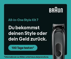 Braun All-In-One Bartpflege Bodygroomer Set, 16-in-1 Barttrimmer, Trimmer/Haarschneider Herren, Haar